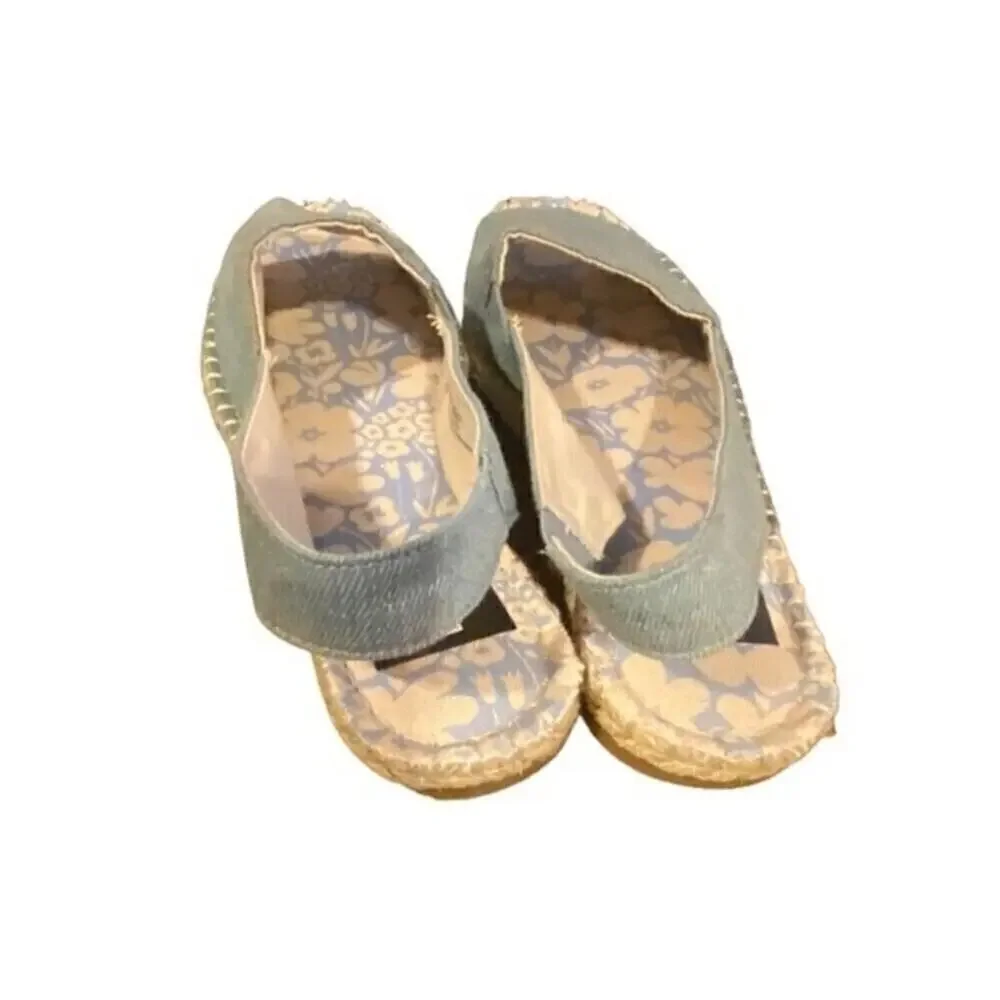 Marimekko & Uniqlo Blue Espardrille Shoe Size Large (8-9)